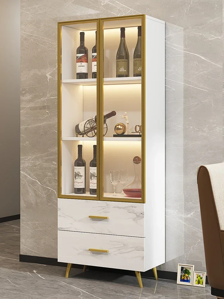 Wine Bar And Cottage Drinks Cabinet Modern Luxury Storage Bottle Rack Floating Shelf Restaurant Furniture Equipment Industrial