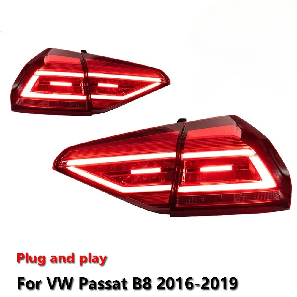 

Светодиодные аксессуары для модернизации задних фонарей для VW Passat B8 2016-2019: ДХО, стоп-сигнал, указатель поворота, подключение Plug and Play