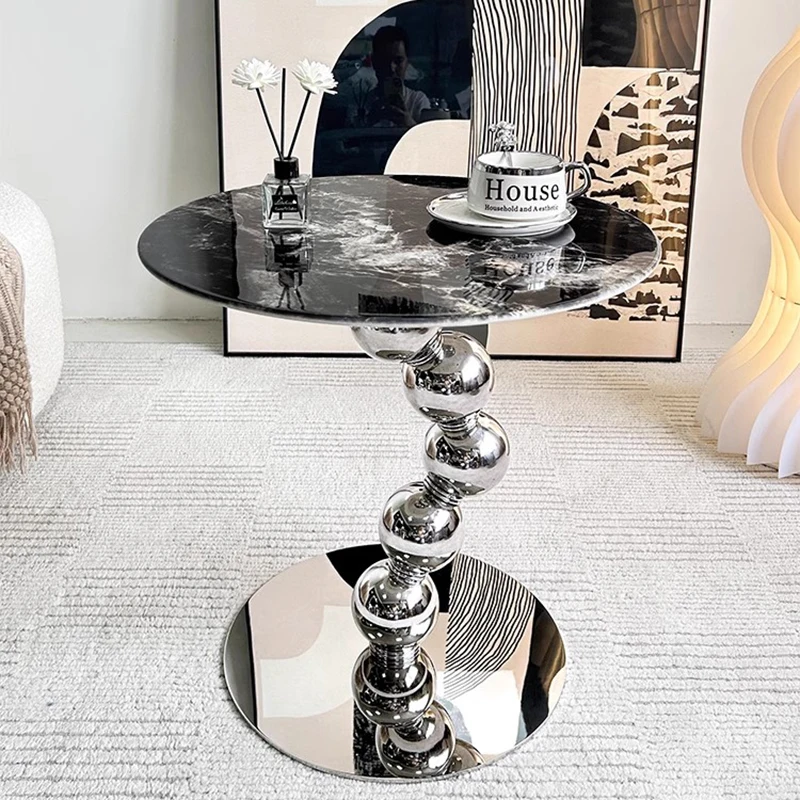 

Italian Minimalist Coffee Table Aesthetic Decoration Luxury Storage Side Table Service Living Room Couchtisch Home Furniture