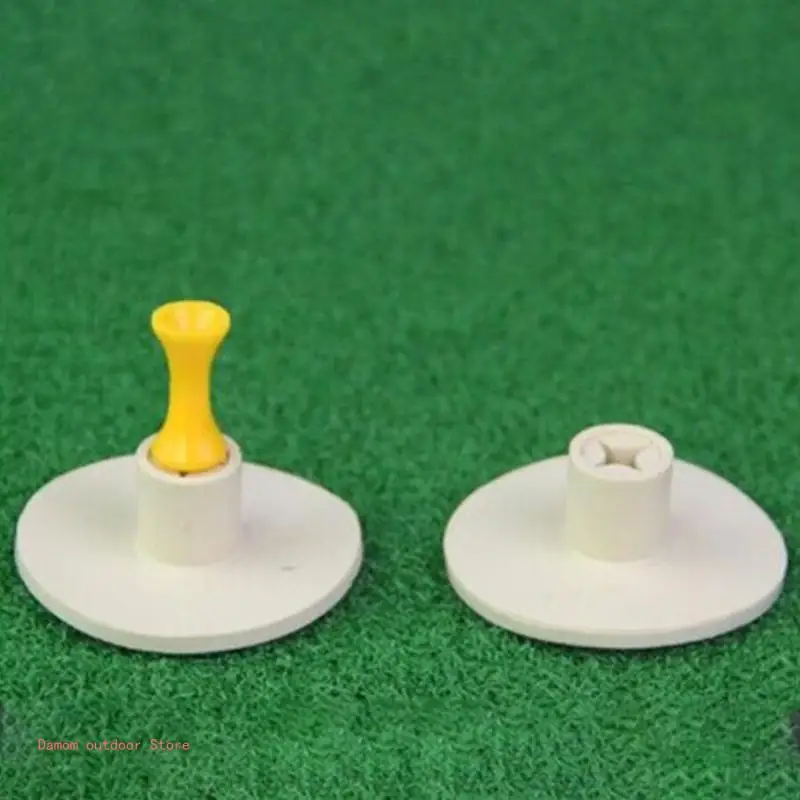 5Pcs Golf Tees Holder Practice Training Tees Hollows Training Driving Tees for Indoor Outdoor Backyard Homes Office