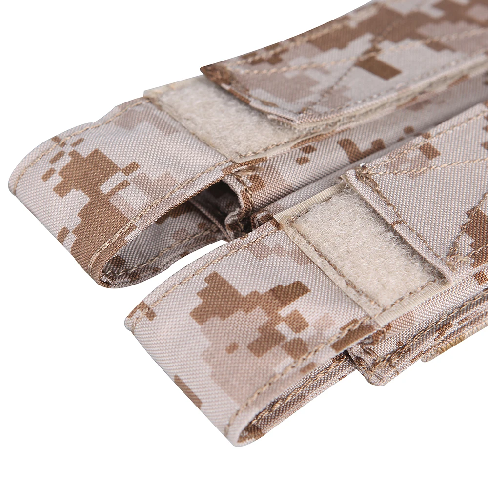 Emersongear для MP5 Dual KRISS MP7 Подсумок для журналов Двойная сумка для магазинов MOLLE Кобура-держатель Страйкбольный охотничий чехол Карманная панель