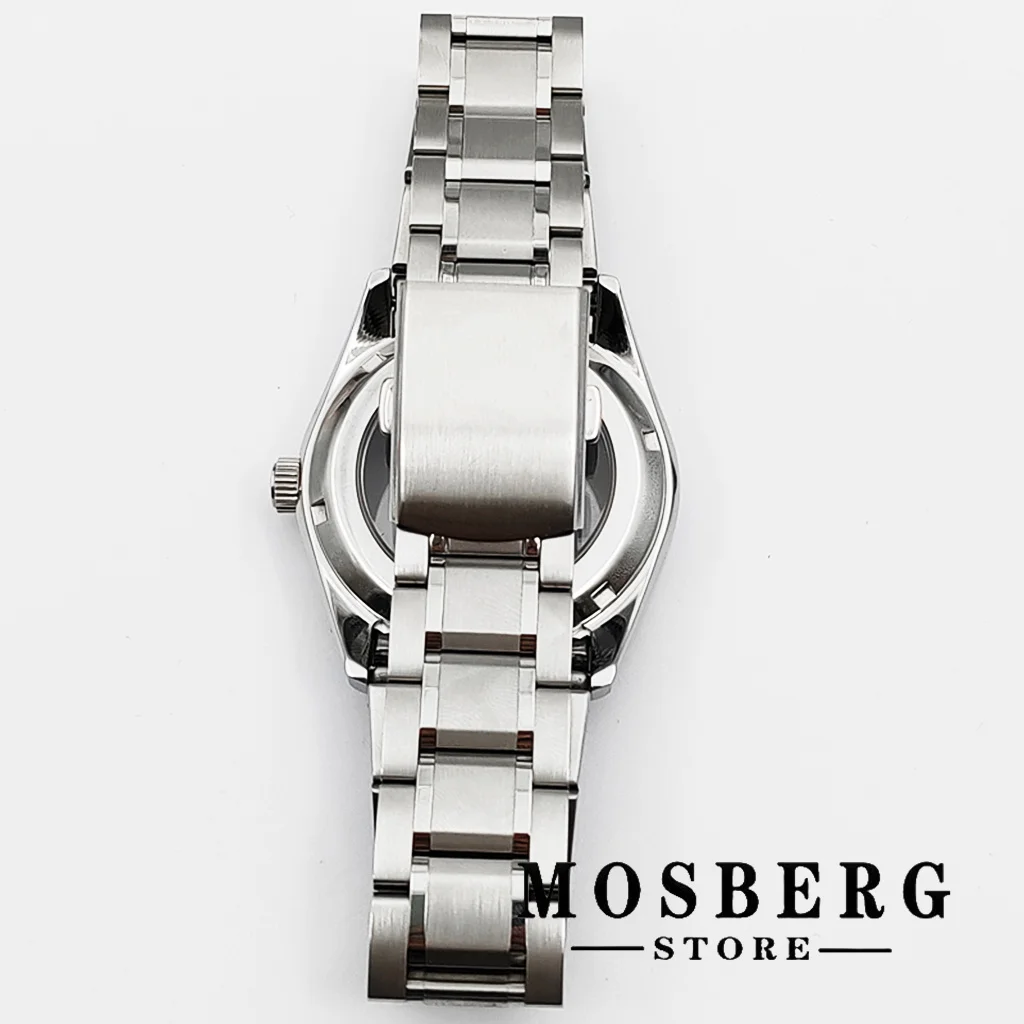 40mm NH35 NH36 Watch Case Sapphire Glass Solid Stainless Steel Silver Watches Automatic Movement Accessory - Image 6