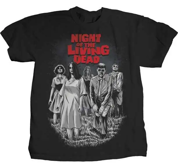 Night of the Living Dead Bloodthirsty S M XL Black T Shirt