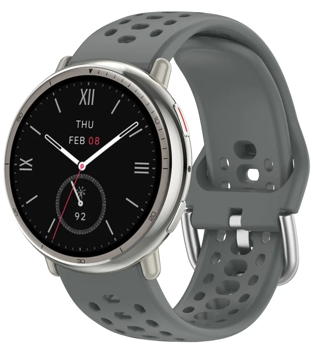 Sport Silikon Armband Für Amazfit Active 2 Original atmungsaktive Armband Intelligente Correa Amazfit Active 2 Armband zubehör – Detail 13