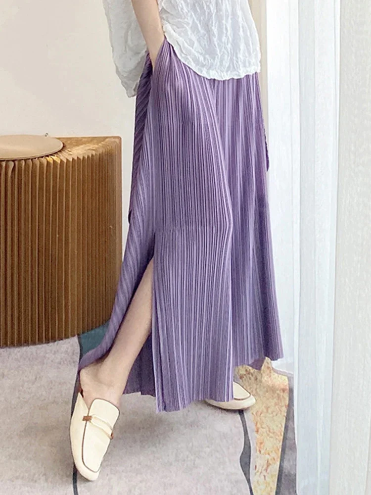 

Women's Pleated Pants New Fashion Casual Clothing Irregular Pockets Loose Trousers Female 2025 Spring 2DC1329