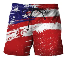 Neue 3D-Druck amerikanische Flagge Freizeit kleidung Mode Männer Frauen Shorts plus Größe S-7XL Streetwear Hosen Cargo Shorts Männer