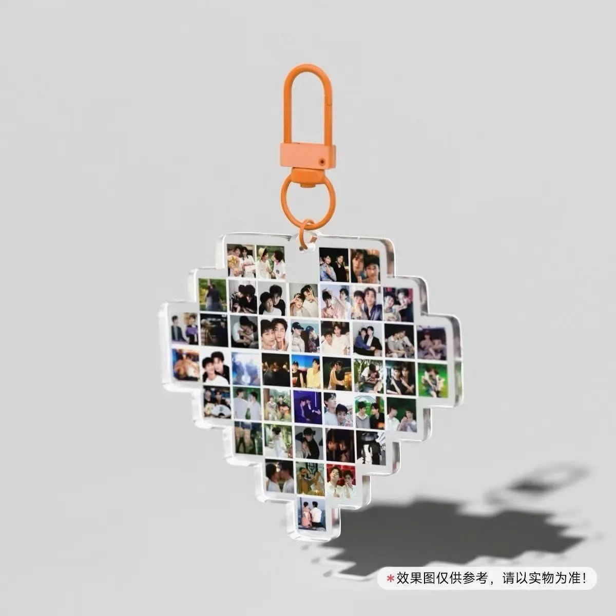 New Tianxuning photo collage personalized cosplay acrylic keychain backpack creative photo accessories for couples around