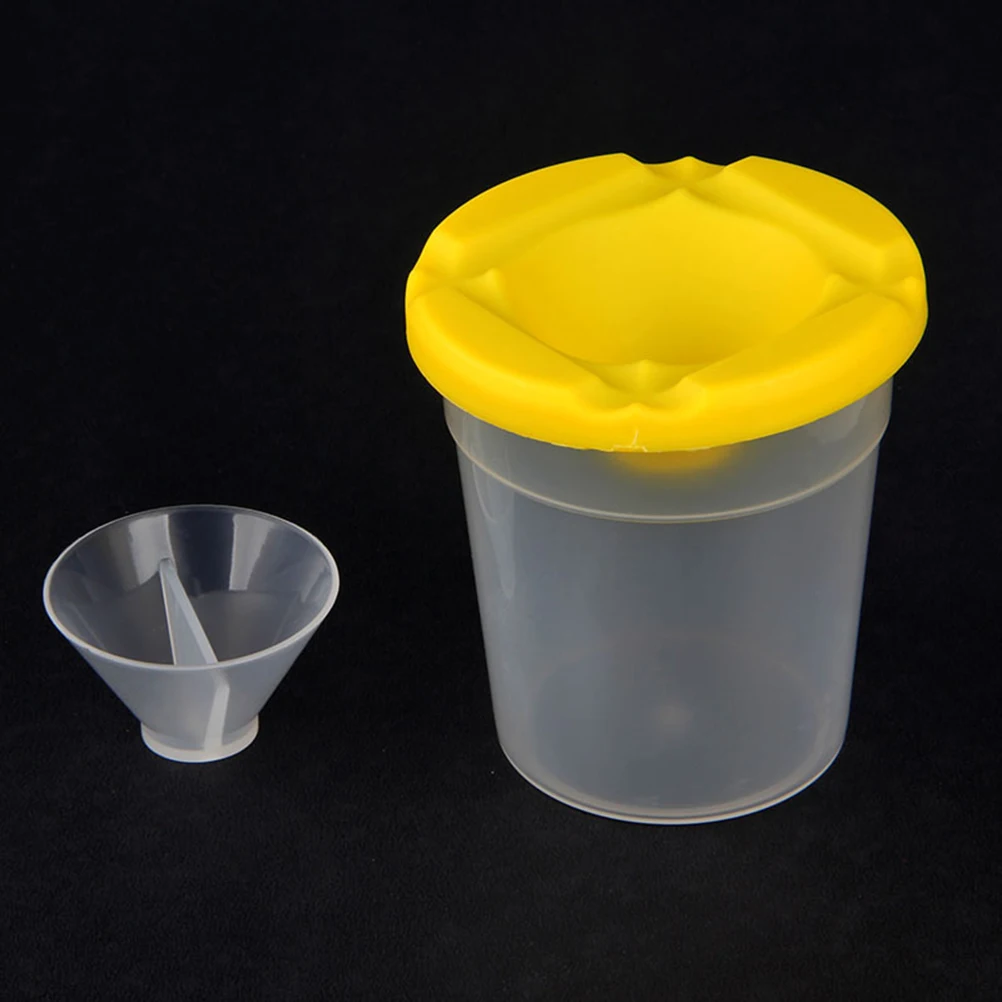 

19pcs Graffiti Paint Brushes Set 5 Wash Cups 8 Irregular Tips Watercolor Painting Kit For Art Supplies