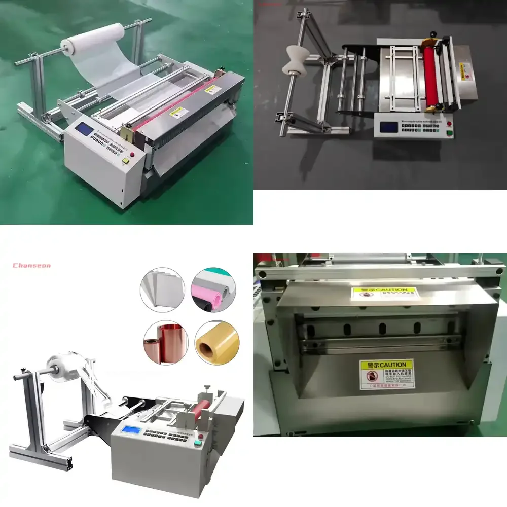 Automatic high-precision cutting and rewinding machine - suitable for multi-material cutting machines such as paper