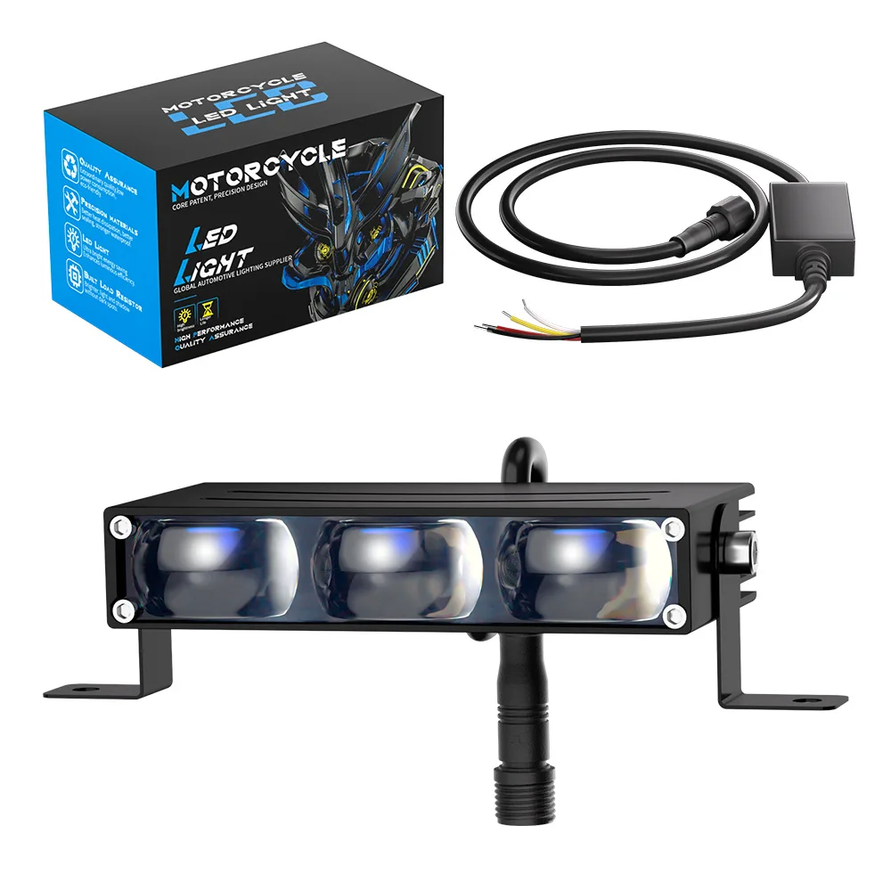 

New 62W LED headlight Grille Spot Light 9 60V Yellow White Dual Color Flash Ultra Bright Road Aid Retrofit Car Accessories