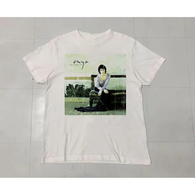 

Enya Only Time Album Music Adult White T Shirt Cotton ED431