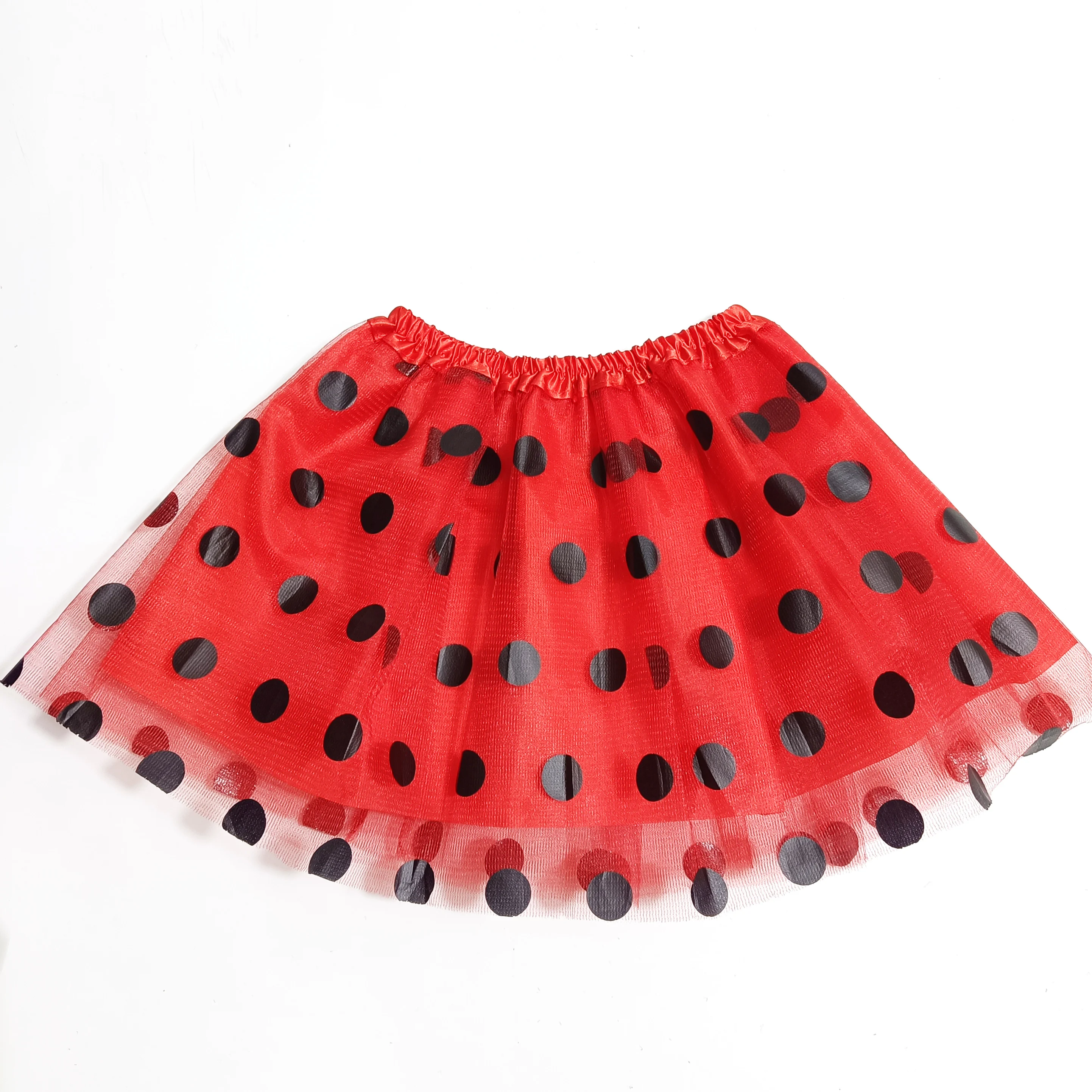 Children’s Girls Mesh TUTU Skirt Length 30cm with Lining Polka Dot Mesh Skirt for Dance Party Dress Up 6 Children's Girls Mesh TUTU Skirt Length 30cm with Lining Polka Dot Mesh Skirt for Dance Party Dress Up 6