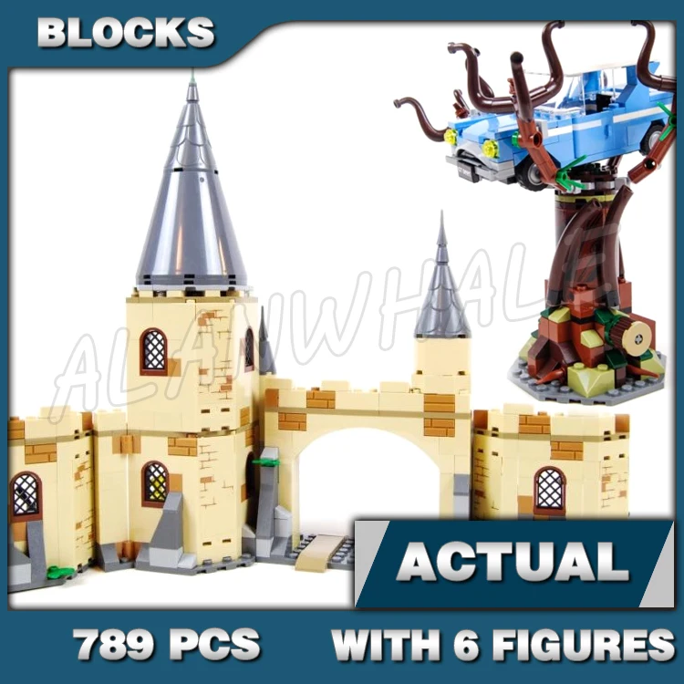 958pcs Magical World of Wizards School Clock Tower Castle Yule Ball 11344 Building Blocks Toy Compatible With Model