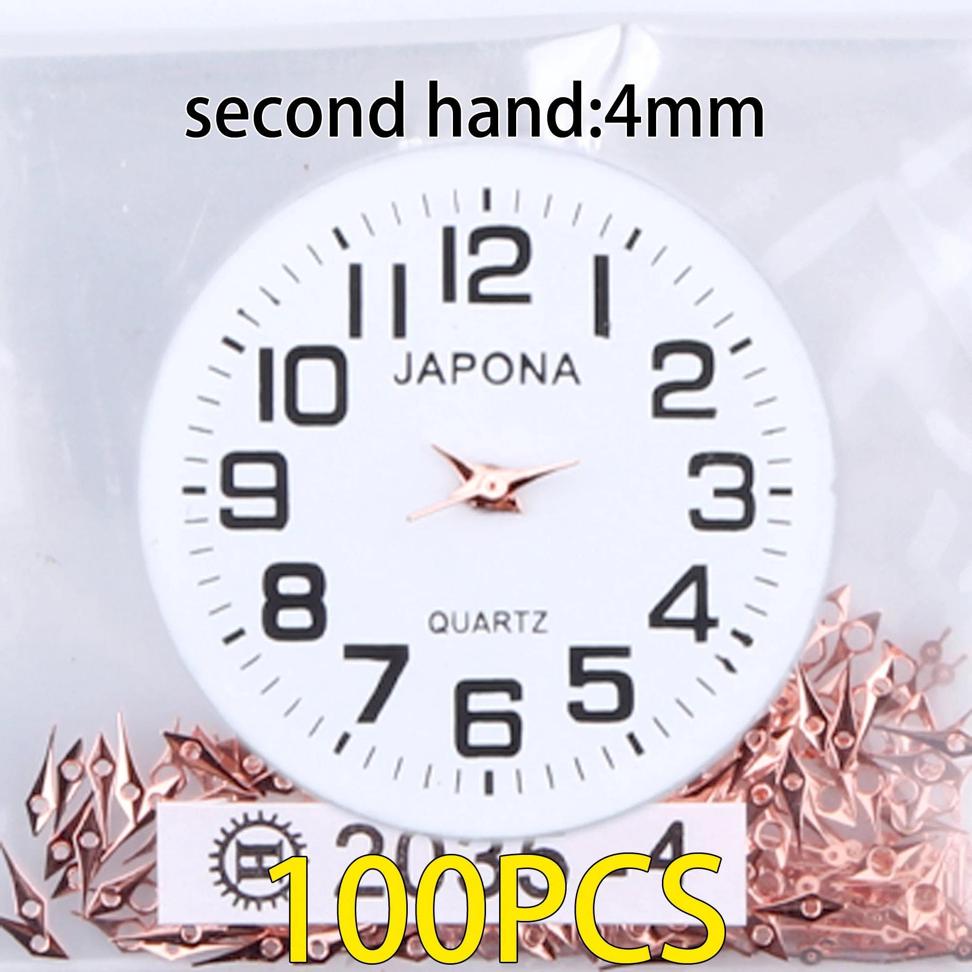 100pcs watch hands rose gold Watch hand Watch pointer 2035 watch hand, applicable PC21 hand sl68 hand gl68 hand sl39 hand