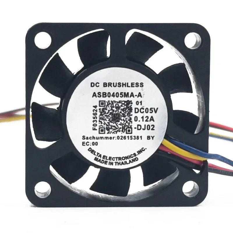 

40*40*10MM Delta ASB0405MA-A 5V 0.12A 4cm/cm, silent usb dc power supply small fan 4010