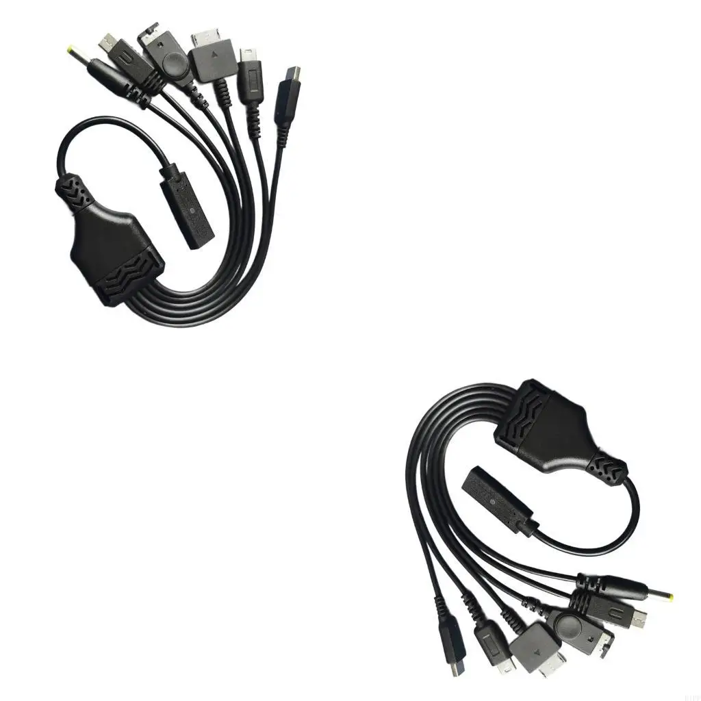 E1PF Multifuntional Charging Cable Intelligent Current Detection for Phones Tablets