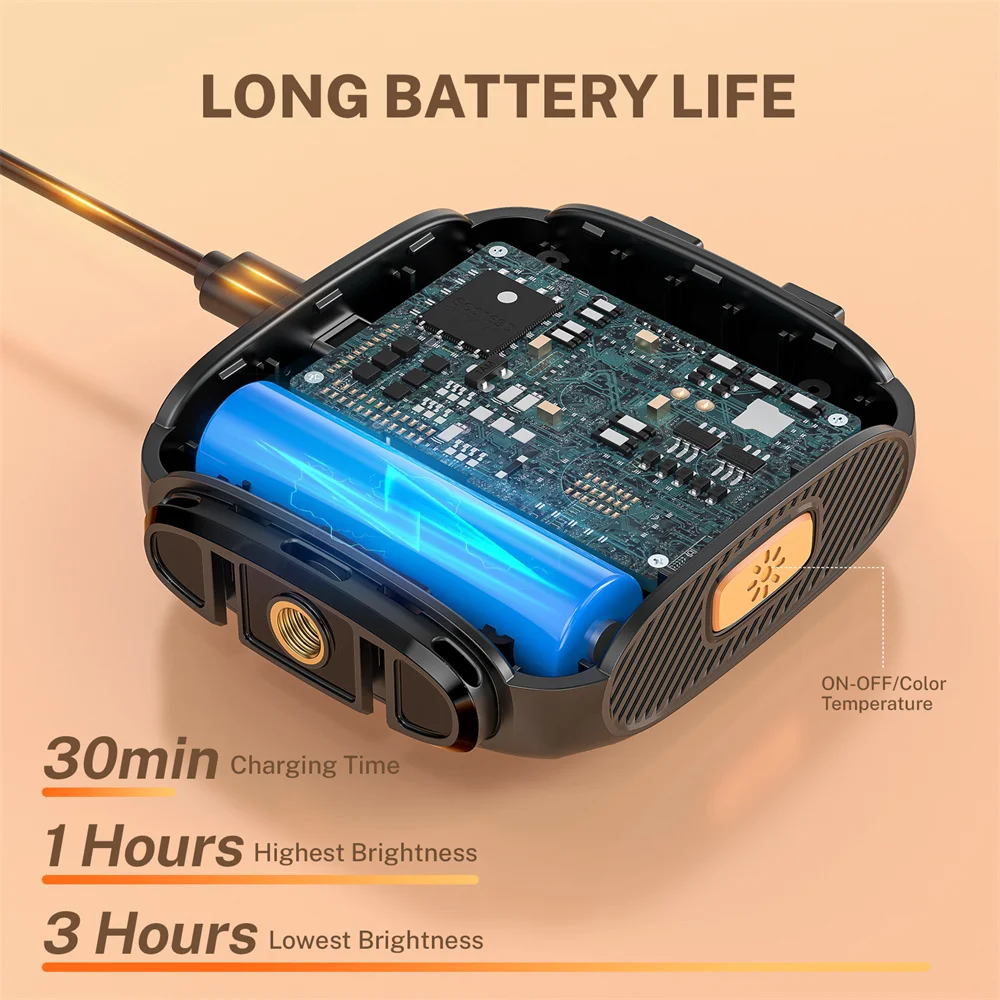 充電式LED自撮りライト、電話、タブレット、ラップトップ、3モード用のライトクリップ、9レベルの明るさ、2024