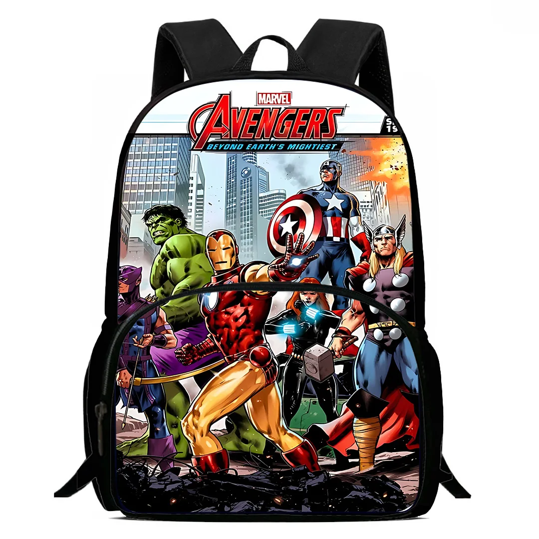 Marvel Cartoon Avengers Kids Backpacks Boys Girls Student Birthday Gift Child School Bag Large Capacity Camping Durable Rucksack