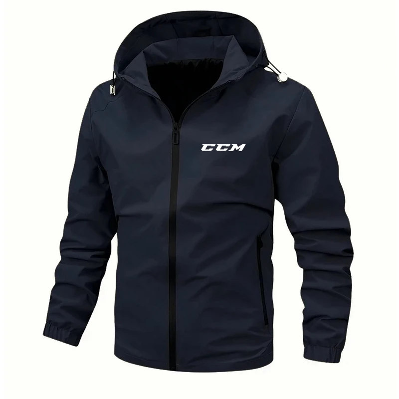 CCM 2024 Brand Men\'s Jackets Windproof Mens Jacket Overcoat Youth Trim Casual Men Jackets Outwear Man Clothing Coat for Male