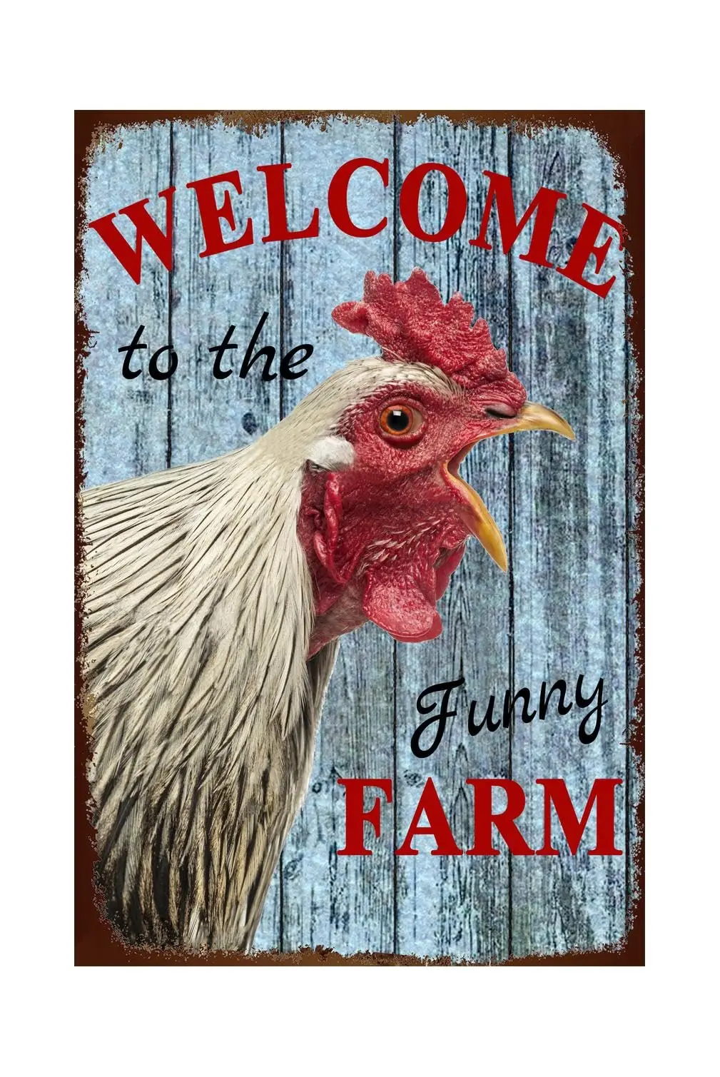 Panneau de Poulet, Panneaux und étain de Poulailler und Vajinaal, Bienenommens à La Ferme Dr Diego, Panneau de Cour, Heiße Wandgemälde d