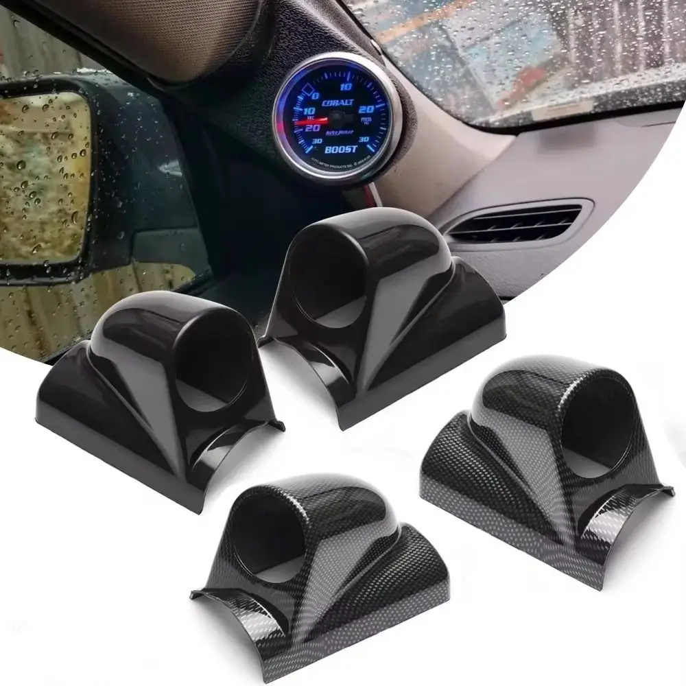 52mm Car Gauge Holder ABS Single/Double Hole Instrument Meter Rack Universal Car Auto Accessories for Left/Right Hand Drive