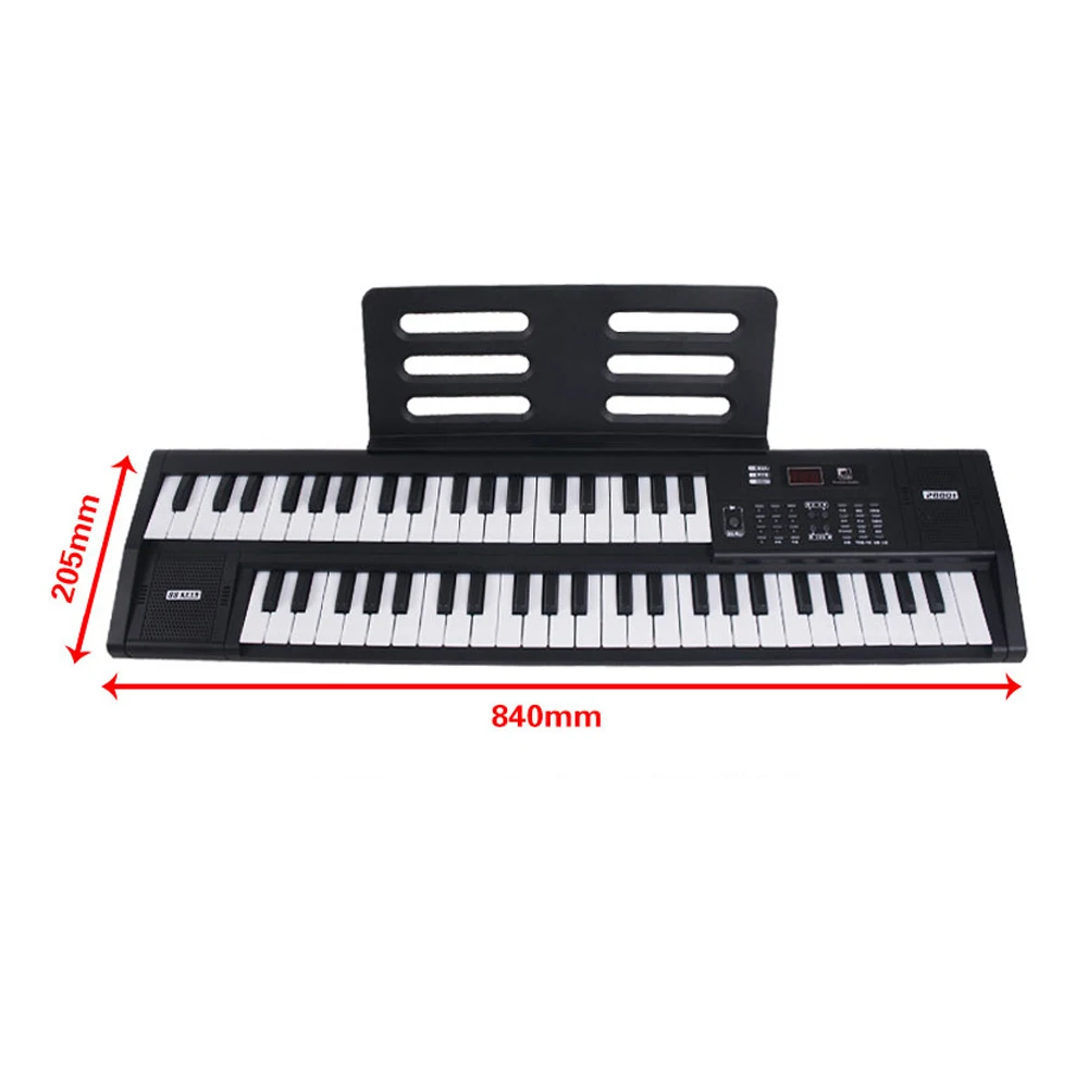 New 2 Layer 88 Keys Piano Musical Keyboard Professional Music Instruments Children\'s Digital Electronic Organ Synthesizer