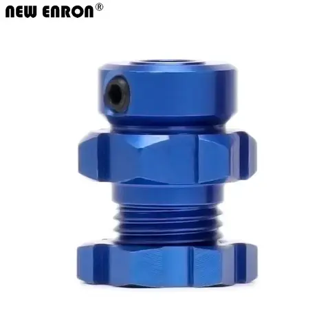 #5353X Aluminium 17mm Breddade Hjulnav Sexkantsadapter för RC Bil 1/10 Traxxas T-MAXX E-REVO 3.3 53097 Summit Slayer Pro 4x4 10 best sales 17 mm till 24 mm sexkantsadapter - №6