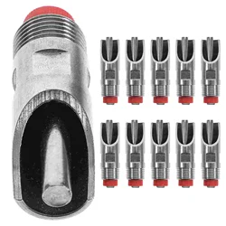 10Pcs Heavy Duty Stainless Steel Automatic Pig Waterer Livestock Drinking Feeder Farm Animal Supplies Poultry Cattle Sheep