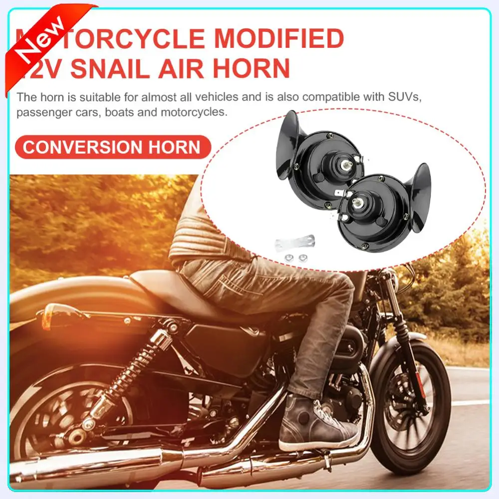 

12 В автомобильный звуковой сигнал 48 Вт водонепроницаемый воздушный мотоциклетный звуковой сигнал 300 дБ авто улитка супер громкий звуковой сигнал для мотоцикла автомобиля грузовик внедорожник лодка