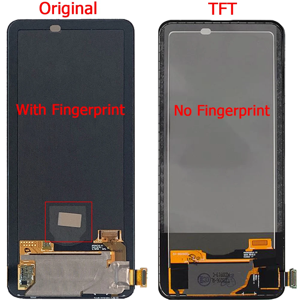 For Xiaomi Poco F2 Pro LCD Display Fingerprint With Frame 6.67\