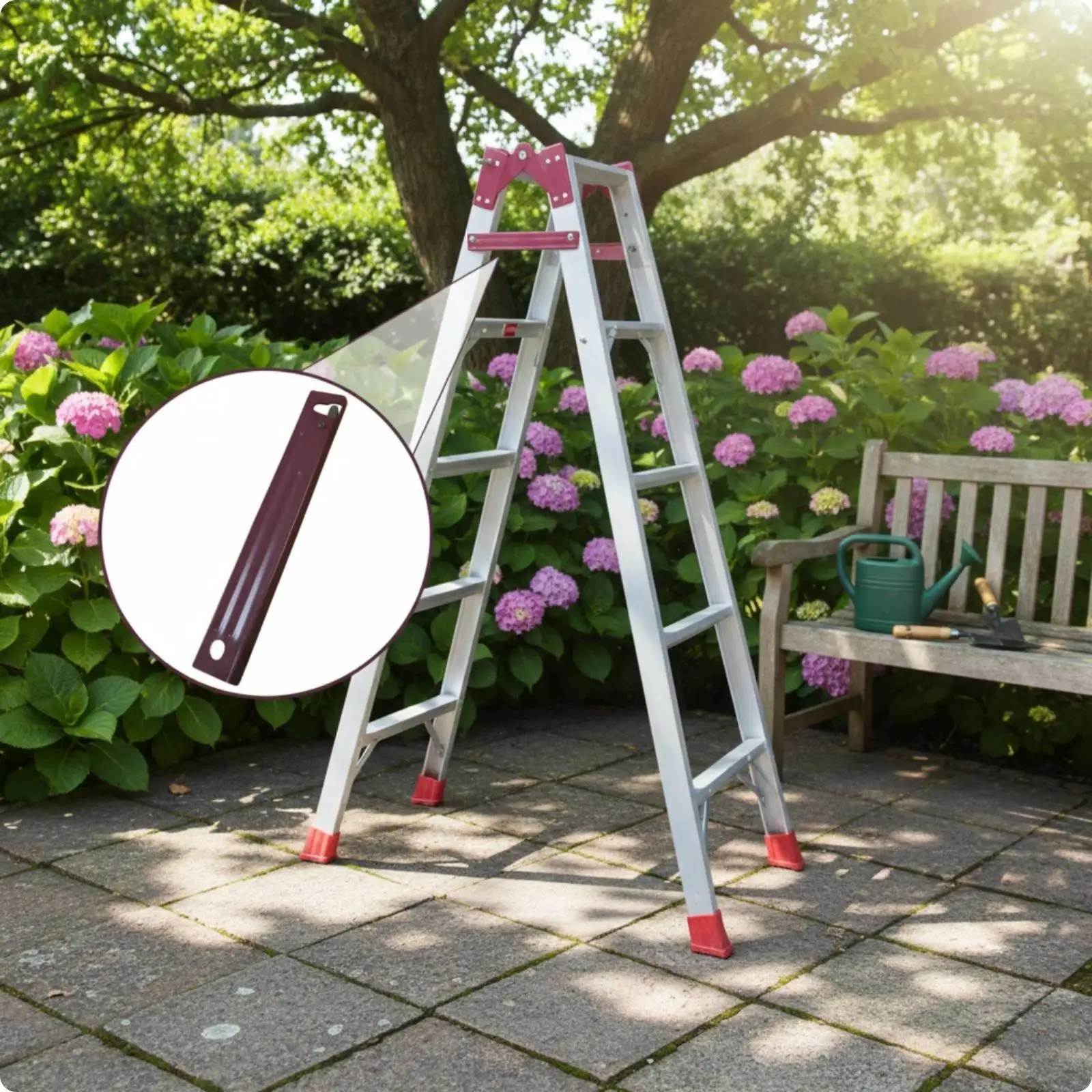 Durable Steel Plate Ladder Safety Lock Accessory Part for Adjustable Folding Ladder Stability and Ladder Support