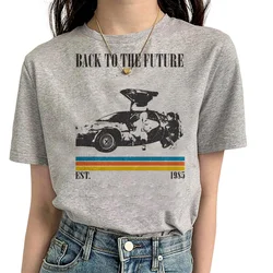 Back to the Future t-shirts women summer graphic Tee female graphic comic harajuku clothes