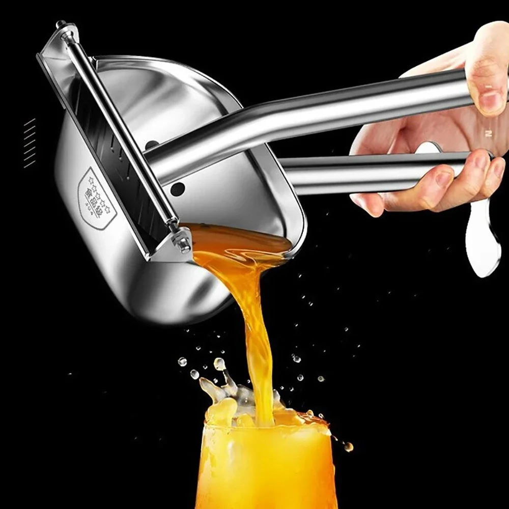 Manual dense juicer stainless steel hand orange squeezing machine, lemon fruit juicer press machine, Kitchen Bar fruit