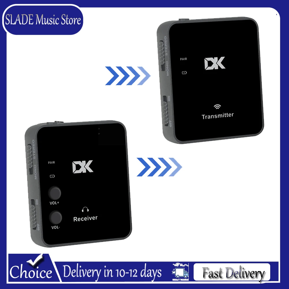 2.4G Wireless IEM System WH1 Transmitter Receiver Rechargeable Stereo Mono Sound For Studio Recording Monitor Software