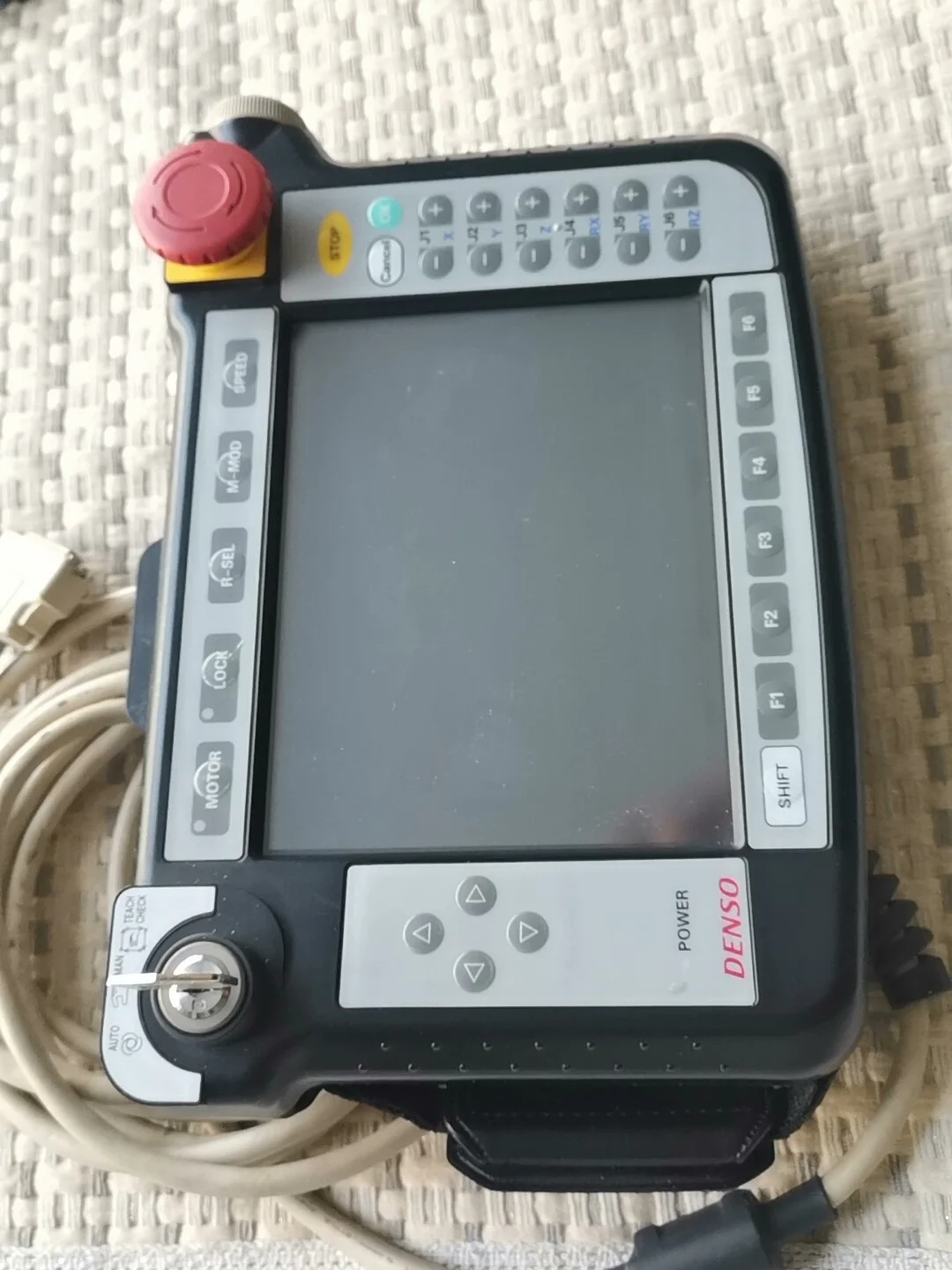 DENSO Robot Teaching Device DENSO, RC7M, Brand New, No Packaging, Adjustment