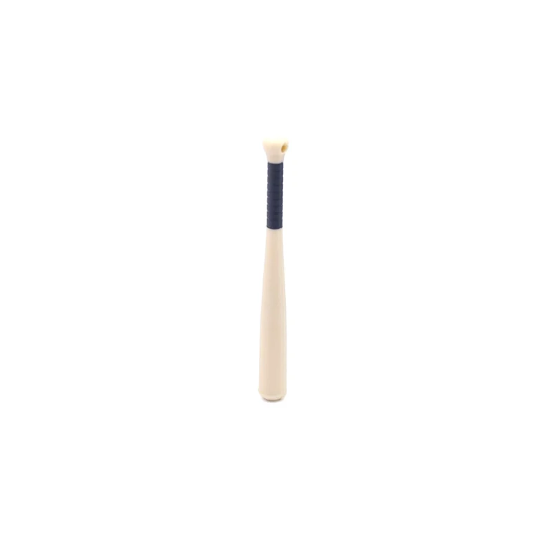 2Pcs 1/12 Puppenhaus Mini Baseball Bat Modell Puppenhaus Simulation Sport Szene Dekoration Spielzeug Micro Szene Bau Requisiten
