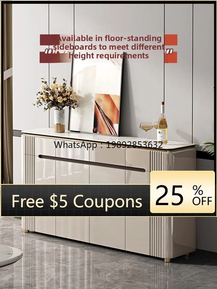 

LYY Rock Slab TV Cabinet Storage Integrated Bedroom Modern Simple Floor-standing Wall-mounted Large Capacity Storage Cabinet