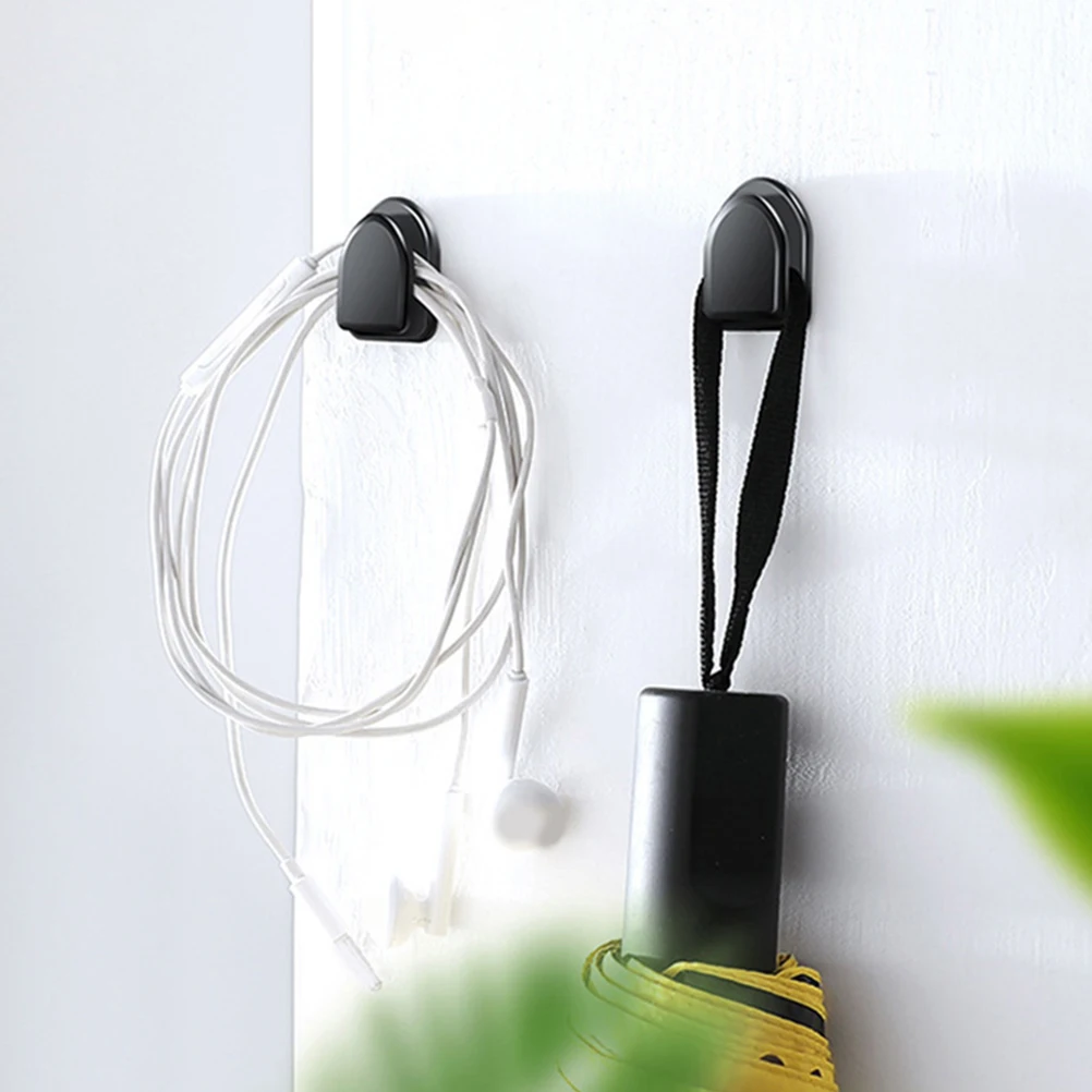

20 Pcs Car Hook Hooks Adhesive for Headrest Hanger Backrest Mini Universal Hanging Sticky Plastic Abs Dashboard