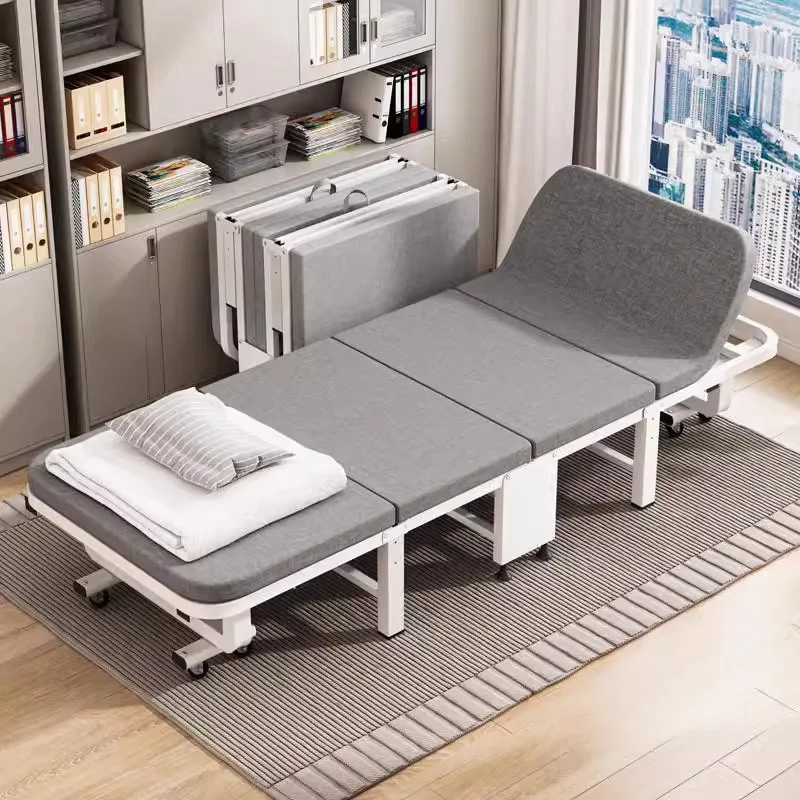 

Bed Folding Office Nap Hospital Escort Single Storage Foldable Portable Lightweight