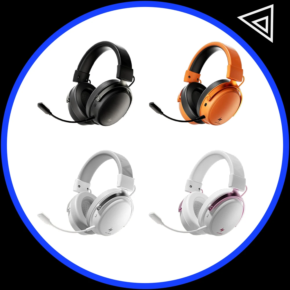 

ATK Neptune N9 Pro/N9 Ultra Наушники 4-режимная беспроводная гарнитура с низкой задержкой ENC 1500 мАч 53 мм Динамический драйвер Наушники Аксессуары для ПК