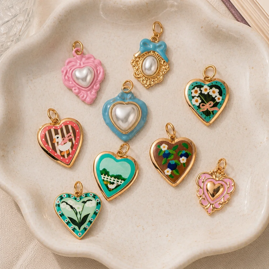 Ins Simple Healing Sweet And Cute Love Bouquet Blueberry DIY Anhänger Charms Schmuckherstellung – Detail 2