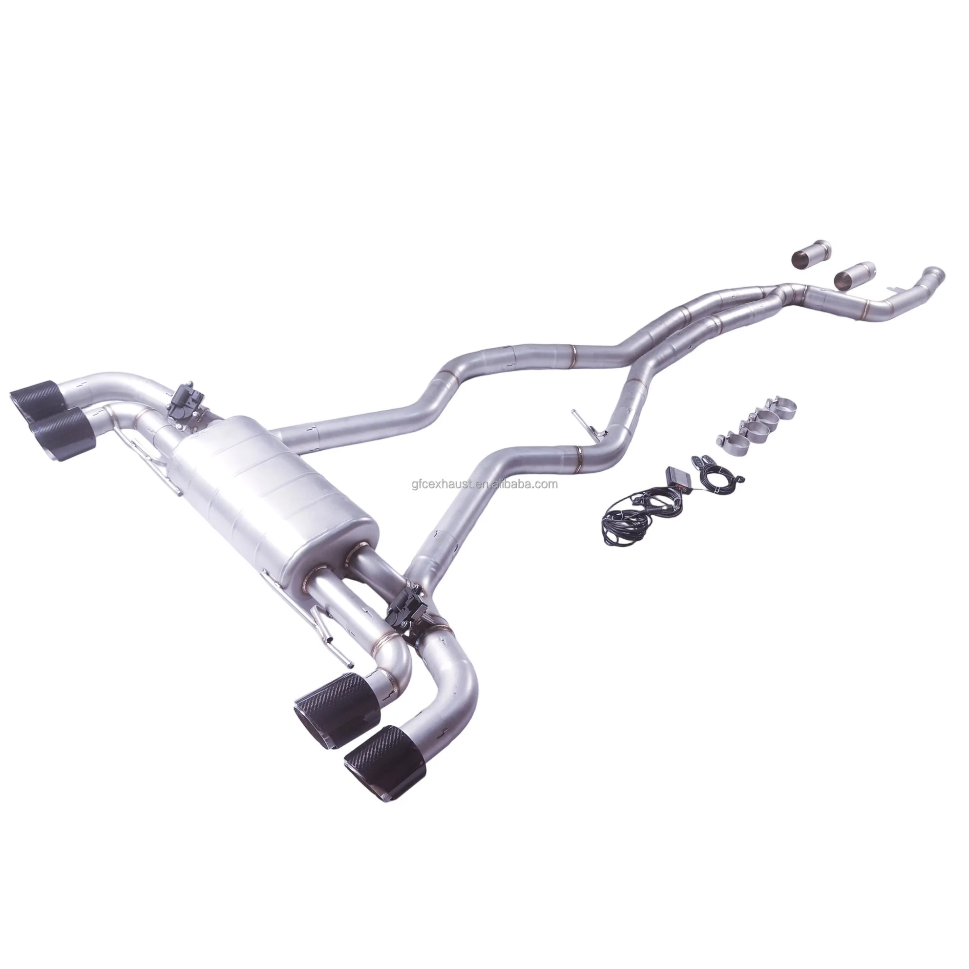 

GFC Catback Exhaust Muffler for 2020~2025 BMW M440i G22 G23 G26 3.0T.Car Electric Valve Exhaust System Made of Stainless Steel