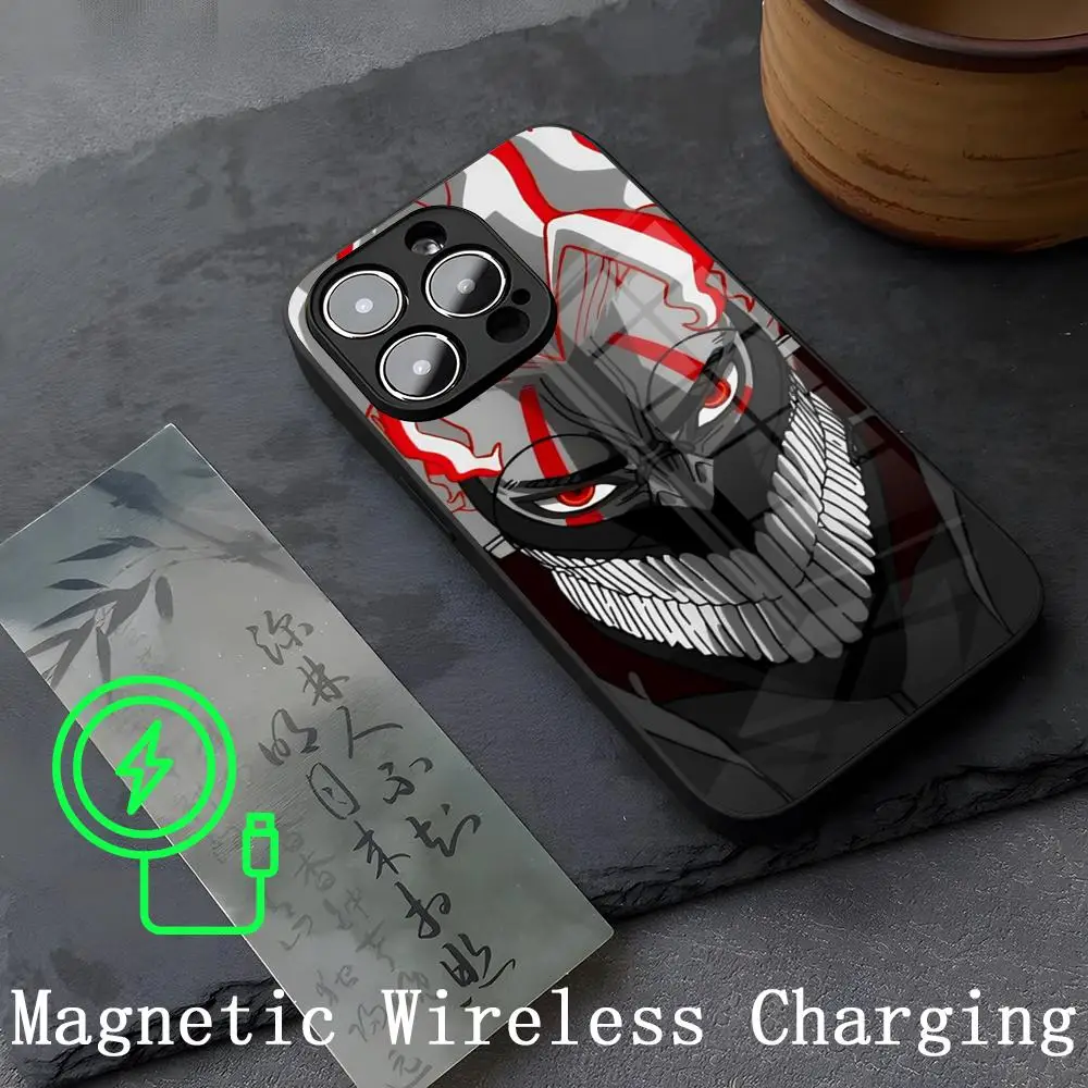 Anime D-DandadanS Okarun Phone Case Strong Magnetism Glass For iPhone 14ProMax 15 13 12 15 11 Pro XS Max Plus Mini Coque