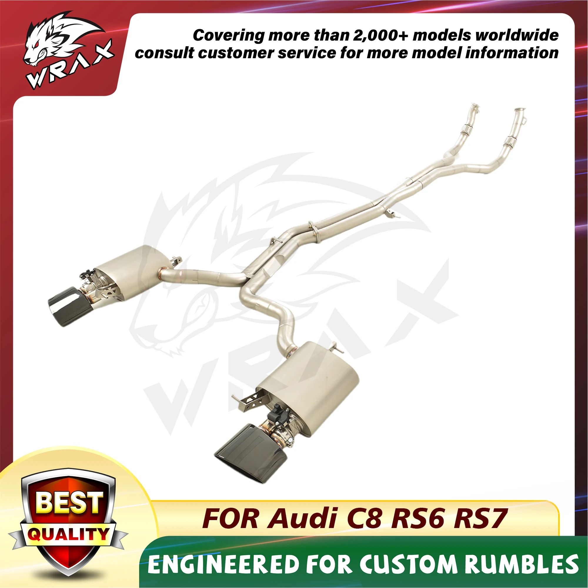

WRAX Exhaust Control Valve Systems car accessories Valve Catback for Audi C8 RS6 RS7 erformance Muffler Pipes Valve Auto Parts