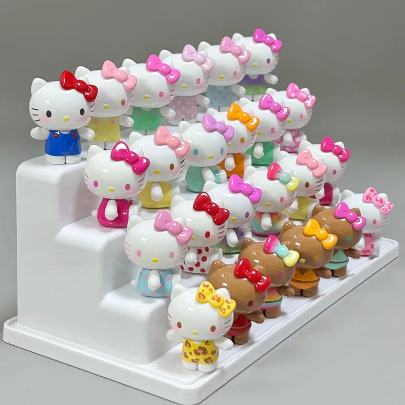 

Toptoy Hello Kitty Mini Handmade Doll Summer Rainbow Candy Series Trendy Blind Box Cute Collection Birthday Gift For Kids