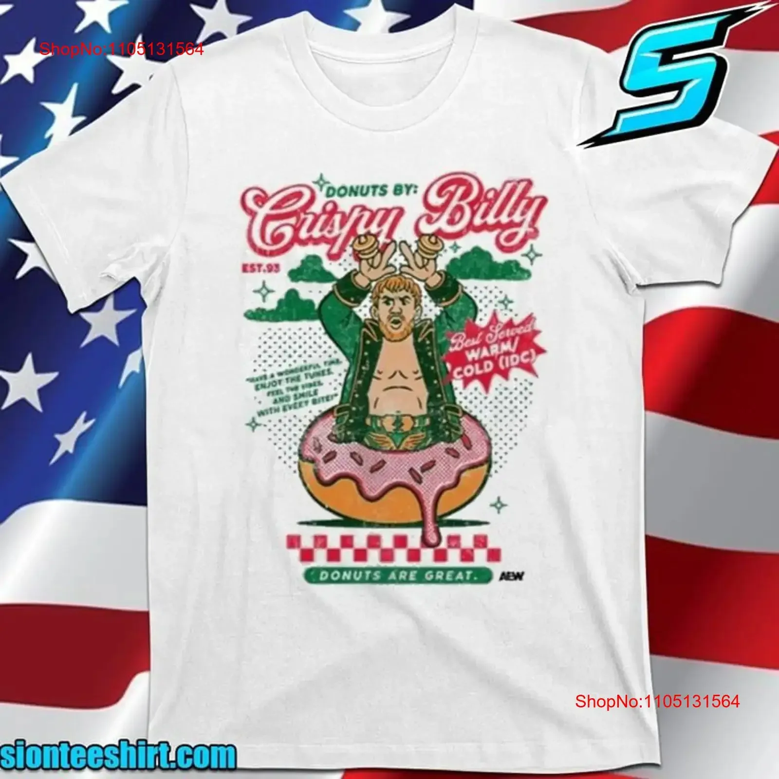 Will Ospreay Crispy Billy Wrestling Pro Fighter Parody Art T Shirt vintage Washed designer clothes Breathable streetwear homme