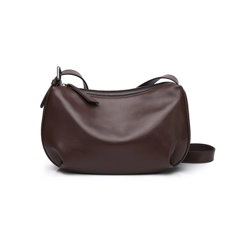 

Jonlily Women Genuine Leather Shoulder Bag Female Handbag Totes Casual Crossbody Bag Small Daybag Commuter Bag Purse -KG2138