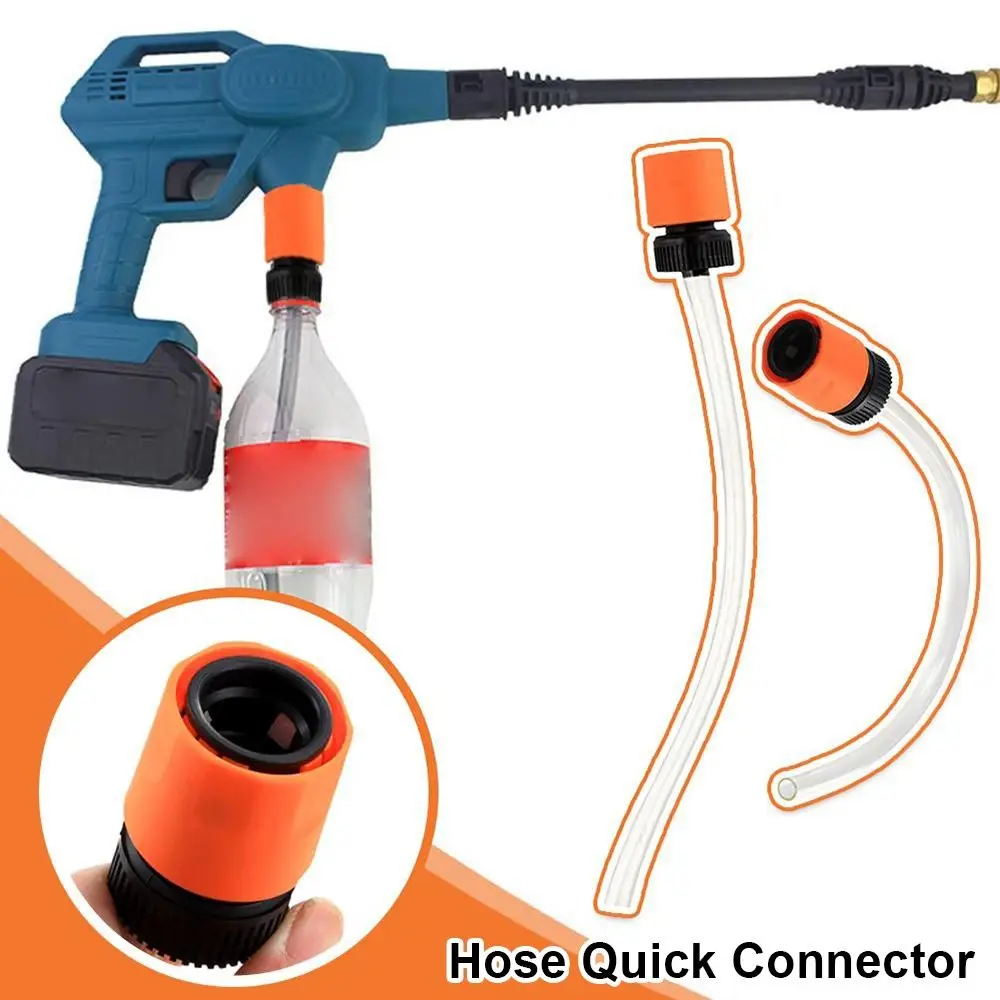 1Pcs with Coke Bottle Washer Torch Adapter High Pressure Plastic Hose Quick Connection Tool Water Absorbing Quick Connector