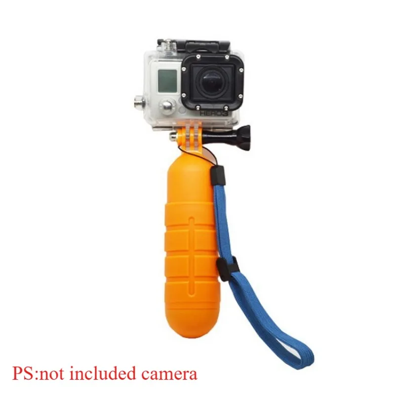 Yellow Floating Grip Monopod Handle Tripod Set For Gopro Hero 7 6 5 for Xiaomi for Yi 4k For DJI Osmo N257 Go Pro Accessories