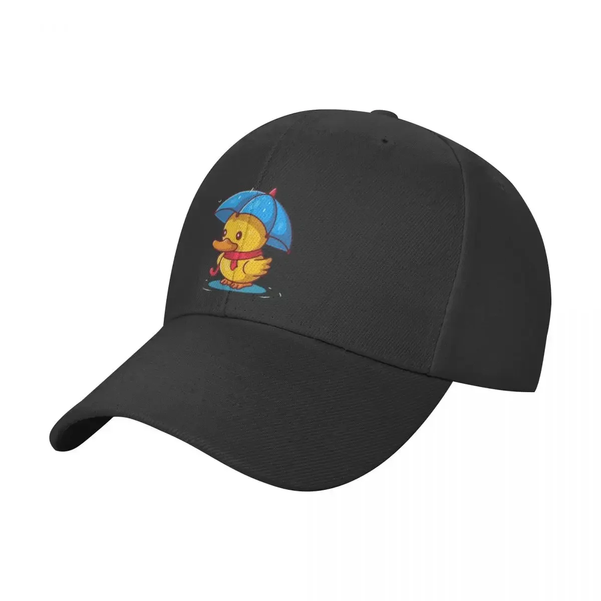 Baby duck with umbrellaCap Baseball Cap Gentleman Hat Golf fishing hat hard hat Men's Caps Women's